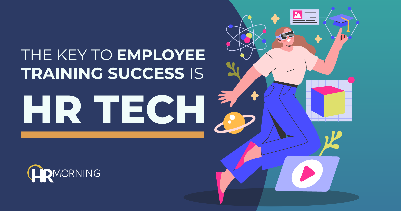 Key to employee training success is HR tech